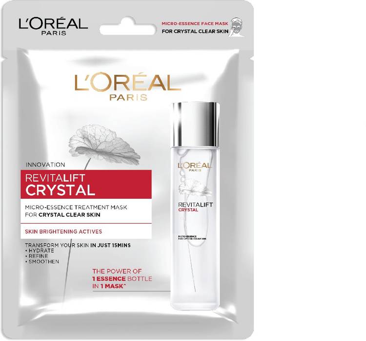 L'OREAL PARiS Revitalift Crystal Micro-Essence Sheet Mask, 25 g Price in India