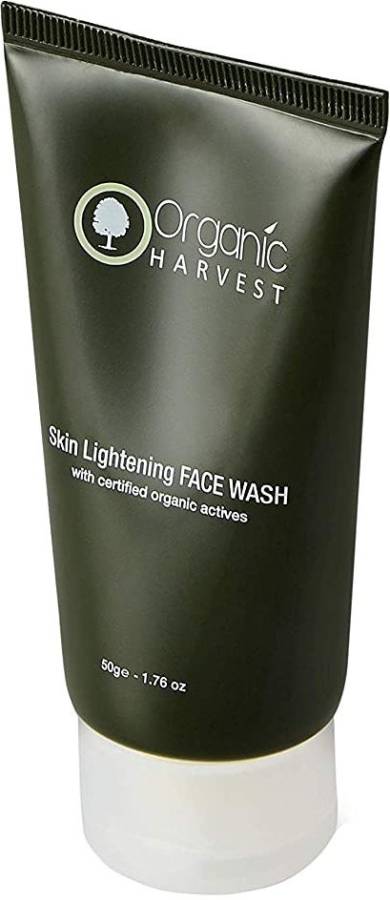 Organic Harvest Skin Lightening  For Reduces the Dark Spots and Brightens the Skin Complexion, ECOCERT & PeTA Certified, Paraben & Sulphate Free Face Wash Price in India