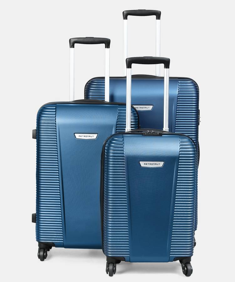 Hard Body Set of 3 Luggage - S03 - Teal