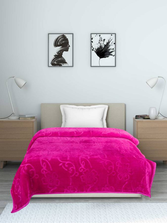 Flipkart SmartBuy Self Design Single Mink Blanket