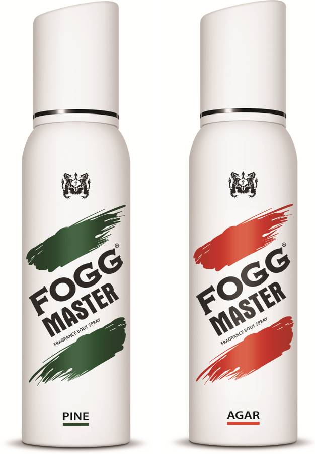 FOGG Combo Pack ( Master Pine + Master Agar 300ml) Body Spray  -  For Men