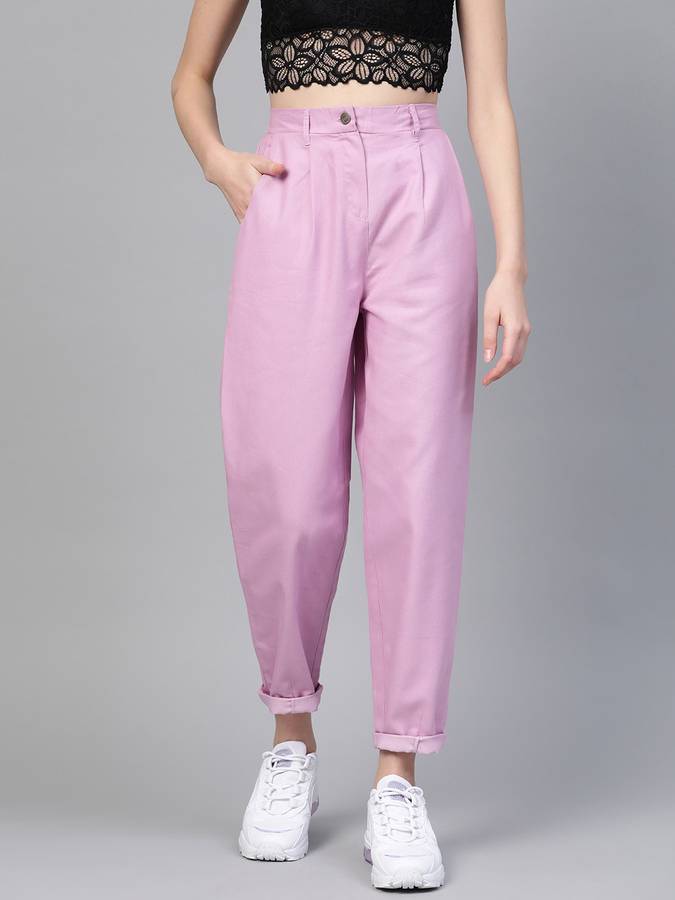 Regular Women Purple Jeans