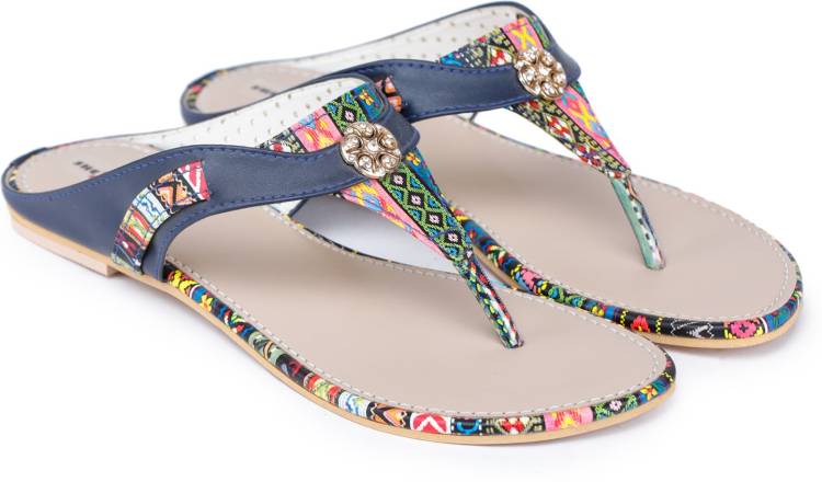 Shezone Women Blue Flats Price in India