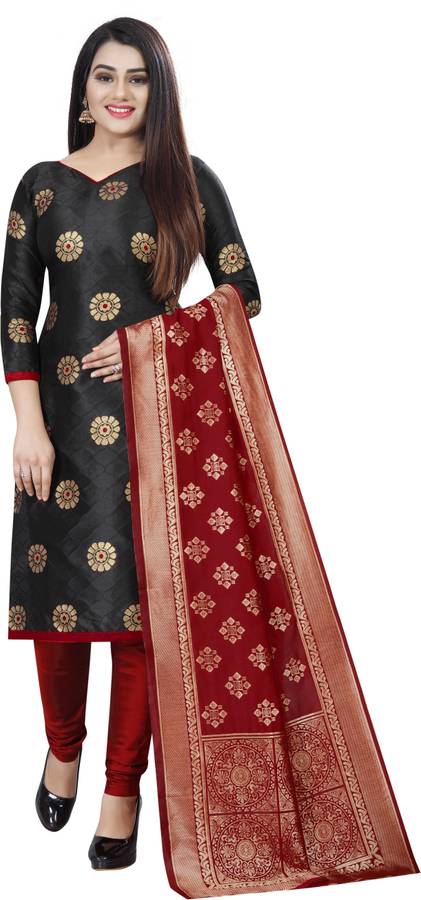 MANIKARNIKA Cotton Silk Blend Woven Salwar Suit Material