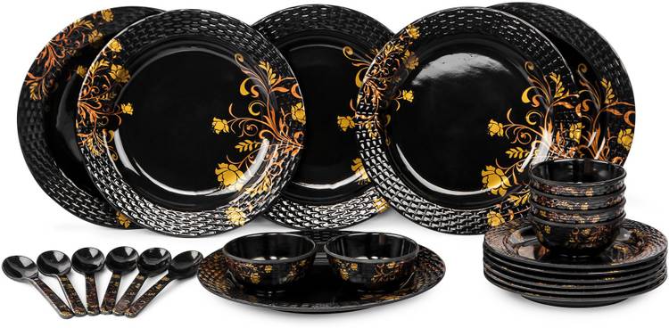 AE MAHARANI Pack of 24 Melamin Dinner Set