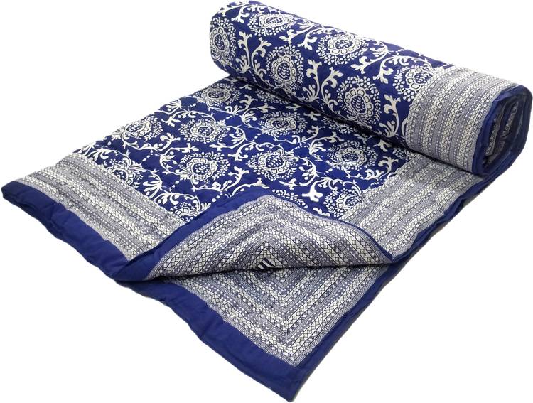 Blocks Of India Printed Single Quilt