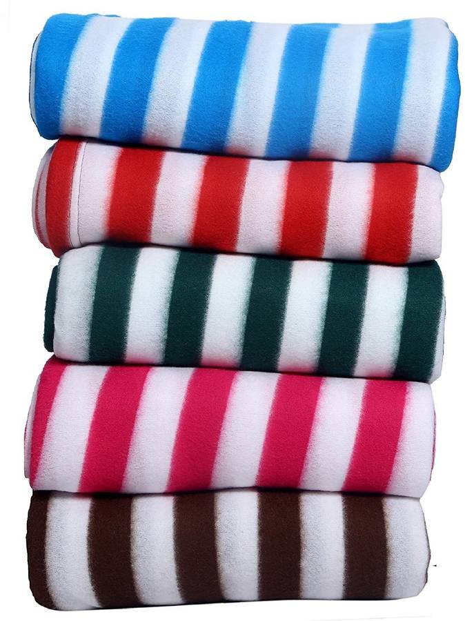 Fashion India Solid Single Woollen Blanket