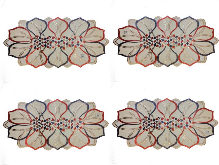 DELHI PVC CORP Cut Corner Pack of 4 Table Placemat