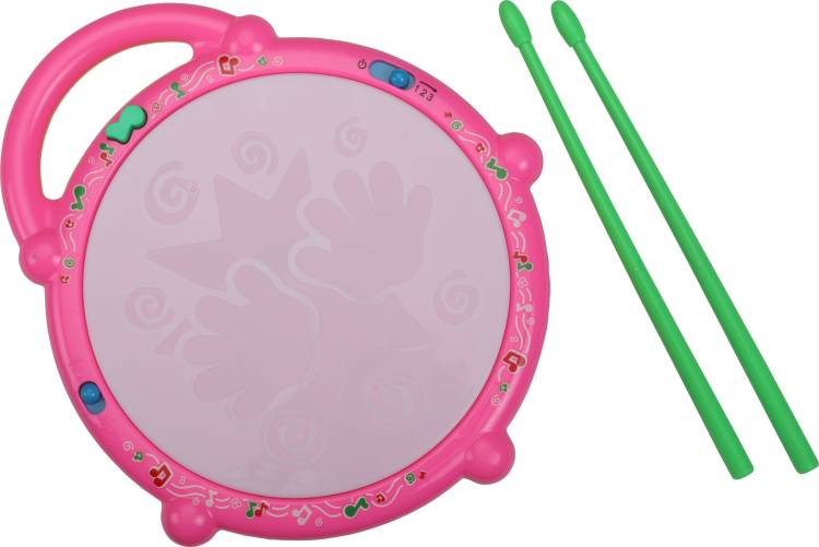 LuvLap Baby Music & Light Drumwith 3D Flash Lights