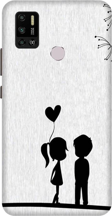 Kotuku Back Cover for TECNO SPARK 6 AIR Printed Love Birds, Couple