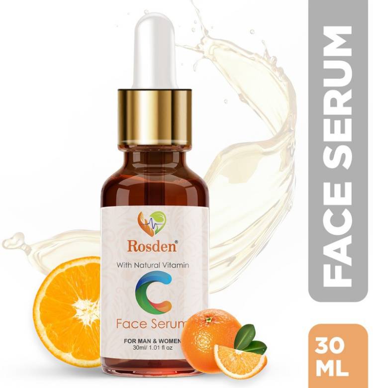 Rosden Vitamin C Serum for Face Enrich with Turmeric & Aloevera Extract for Skin Brightening Price in India