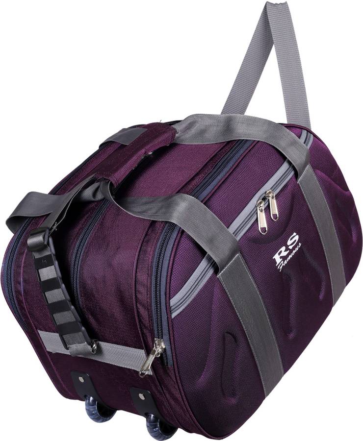 RS Famous (Expandable) (Expandable) 45 Liters Heavy Dutty Traval Lagguge Bag Traval Duffel Bag (purple) Travel Duffel Bag