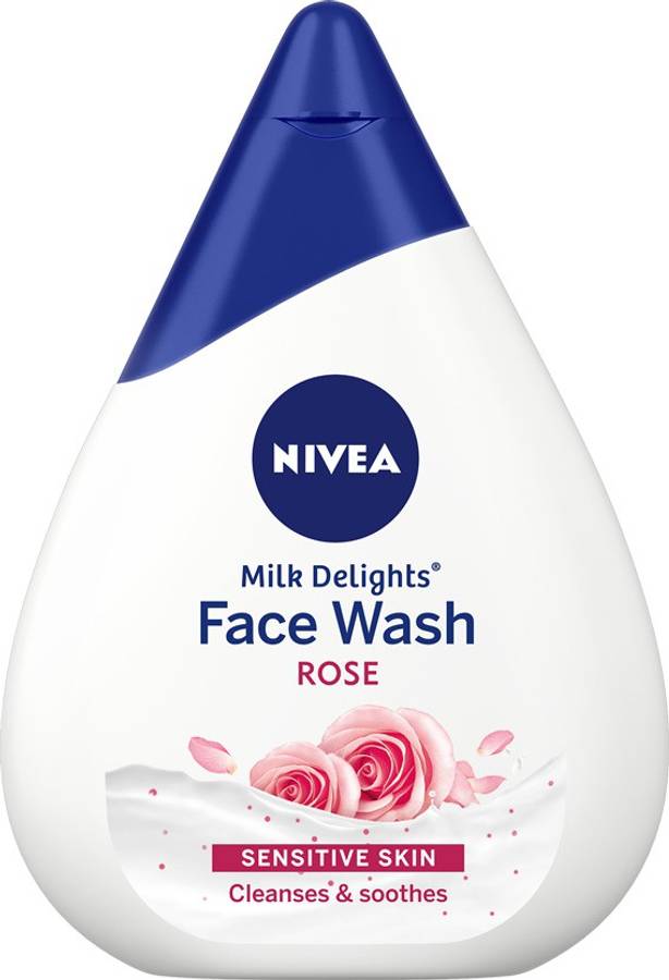 NIVEA Milk Delights Caring Rosewater Face Wash
