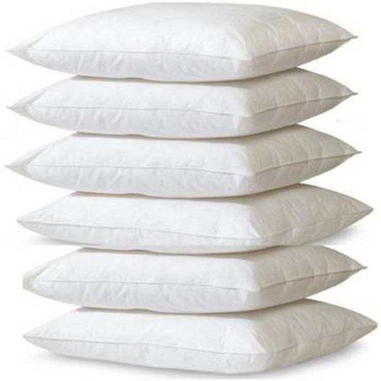 YASH ENTERPRISES Cotton Solid Sleeping Pillow Pack of 6