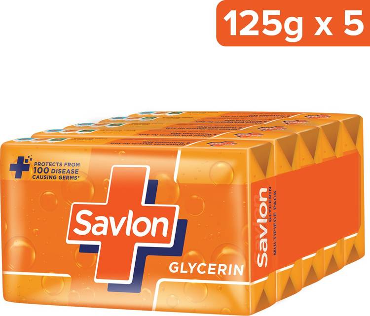 Savlon Glycerin Soap - 125gx5