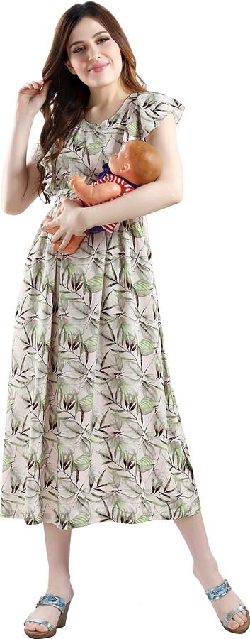 Women Floral Print Rayon A-line Kurta