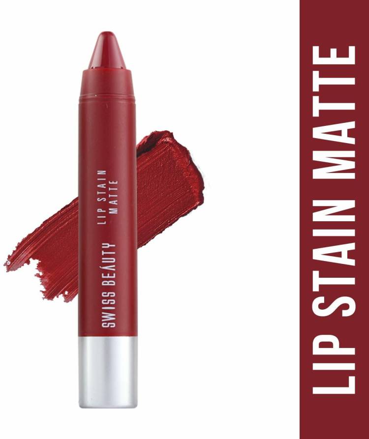 SWISS BEAUTY Lipstick-205 Matte-211 magic Maroon Price in India