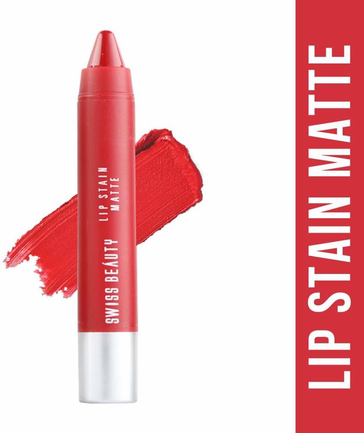 SWISS BEAUTY Lipstick-205 Matte-221 Hot Red Price in India