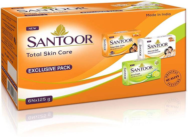 Santoor Total Skin Care Soap