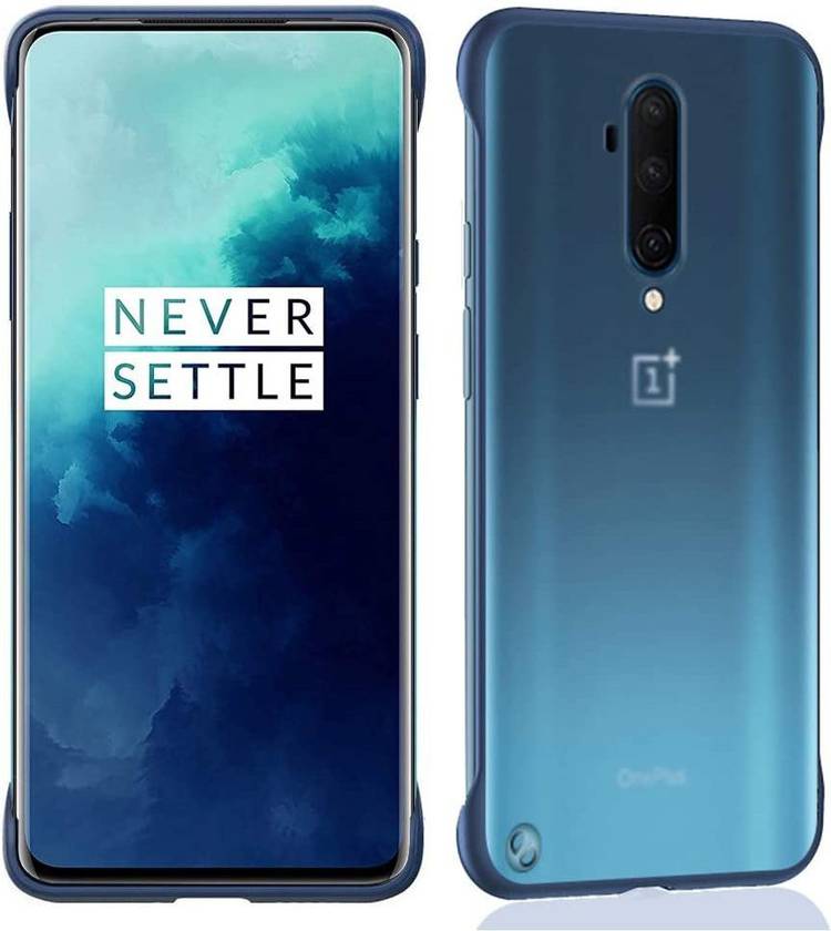 Rasaili Back Cover for OnePlus 7T Pro Frameless Cover Translucent Matte Hard PC Shock Corners Back Case