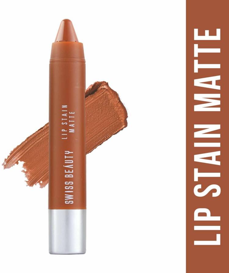 SWISS BEAUTY Lipstick-205 Matte-214 Caramel Price in India