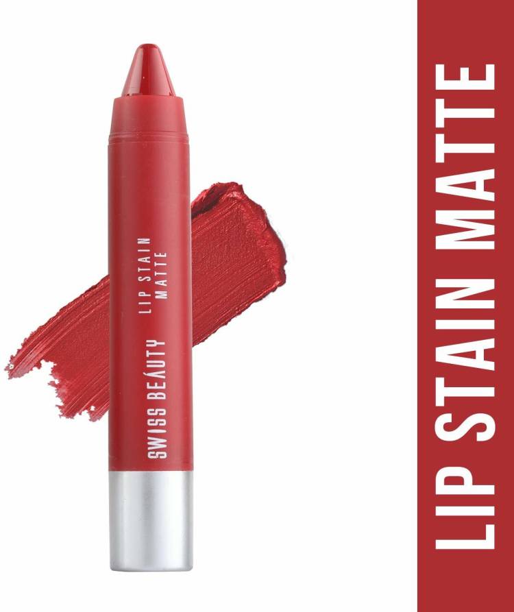 SWISS BEAUTY Lipstick-205 Matte-220 Smoking Red Price in India