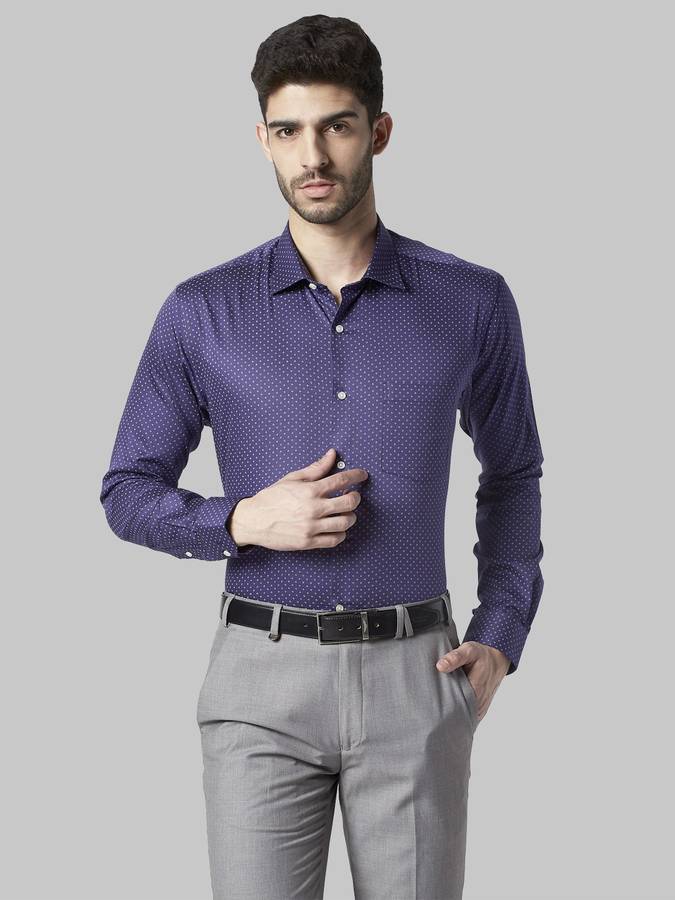 Men Slim Fit Printed Formal Shirt