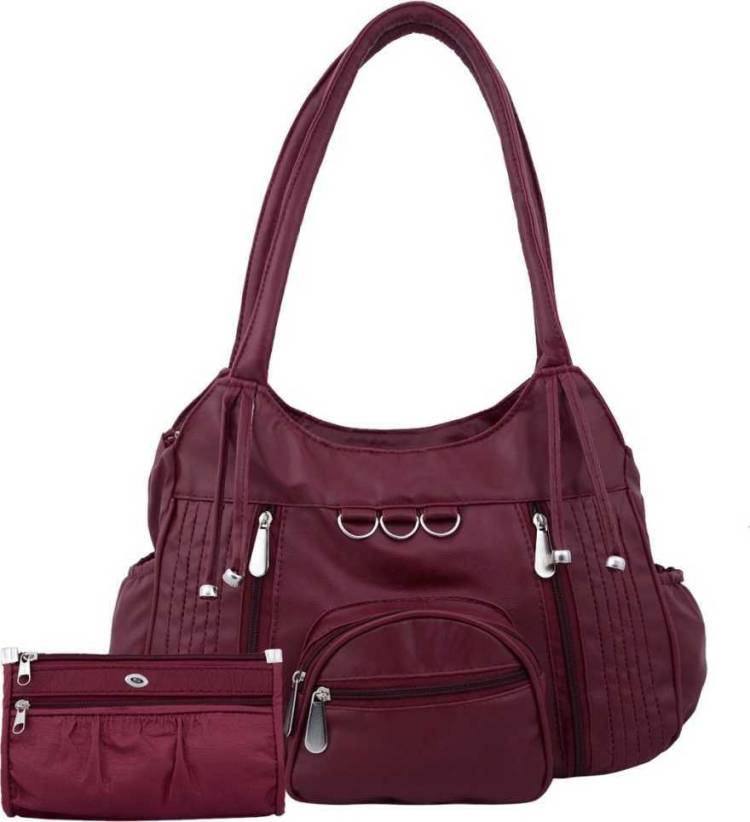 Women Maroon Shoulder Bag Price in India