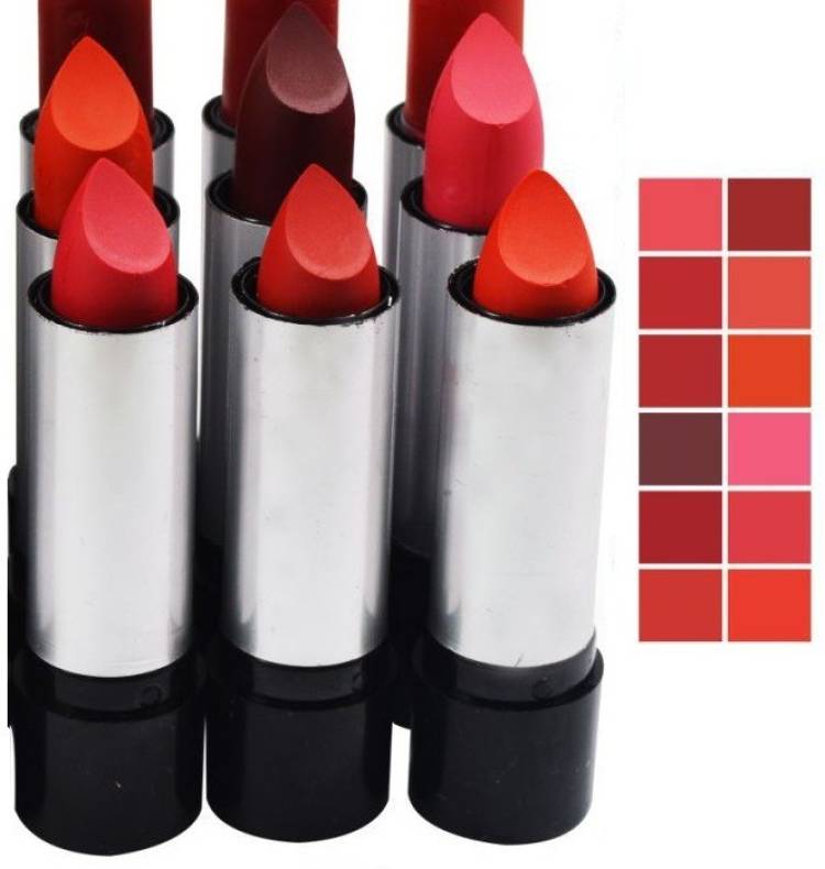 SWIPA Moisturizing Matte Lipstick(Pack Of-6) Price in India