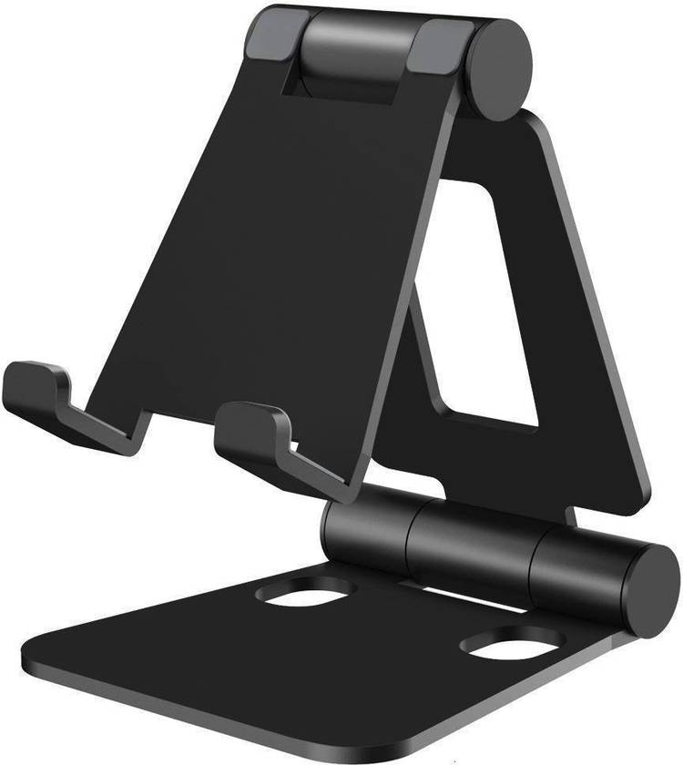 Searchingdude Dual Foldable Table Desk Mobile Holder, Multiple Adjustable Viewing Angle, and Foldable Mobile Holder, Mobile Stand Mobile Holder