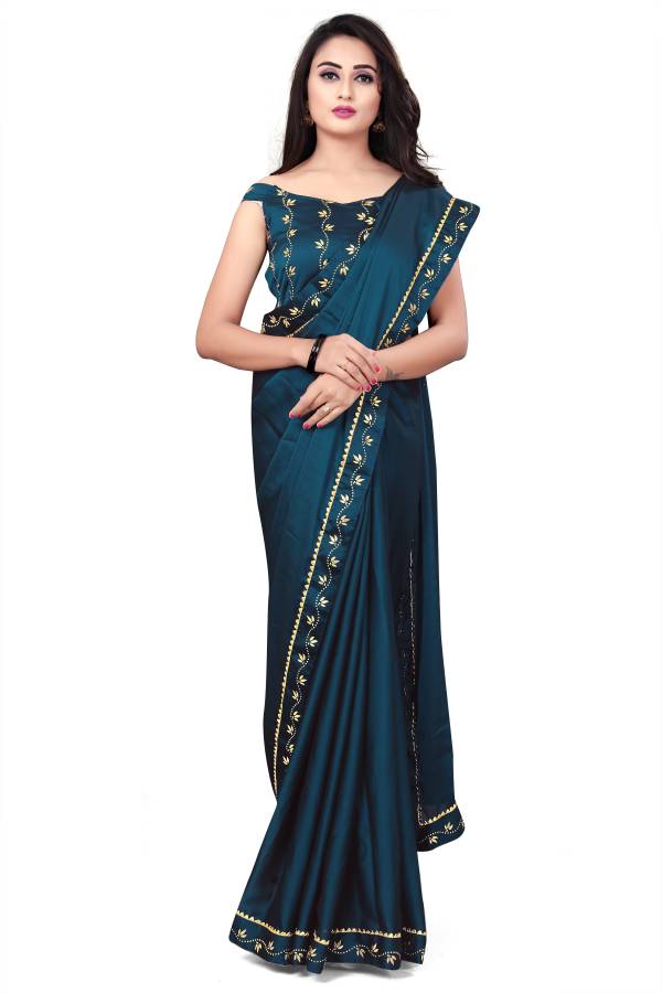 Printed Bollywood Art Silk Saree