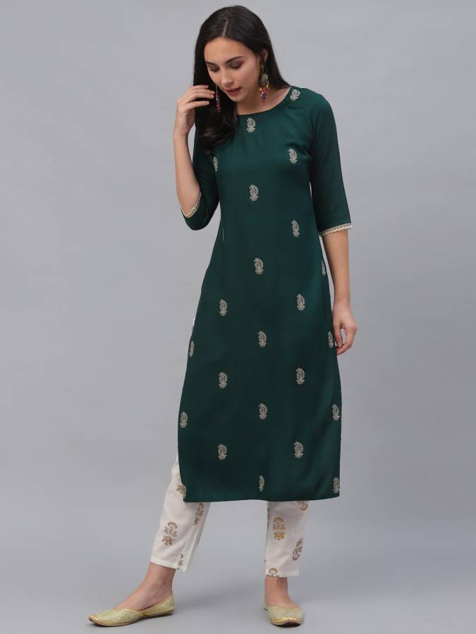 Women Ethnic Dress Green Dress Price in India