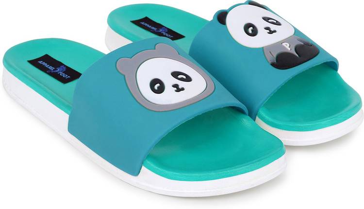 Flip flops for girls women Panda Printed Slippers| Women Home Slides| Girls Casual Chappals| Girls Footwear| Perfect Flipflops For Daily Wear| Walking Slippers for girls women Slides