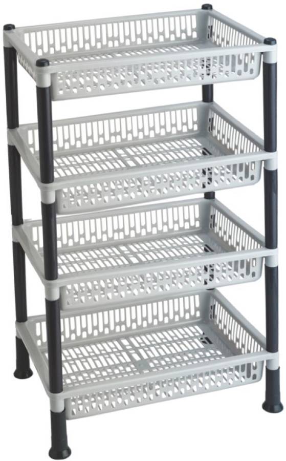 Flipkart SmartBuy 4 Tier Kitchen Fruits Vegetable Rack Storage Fruits/Vegetables Kitchen Rack Fruits/Vegetables Kitchen Rack