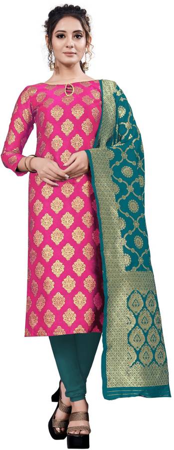 Active Jacquard Woven Salwar Suit Material