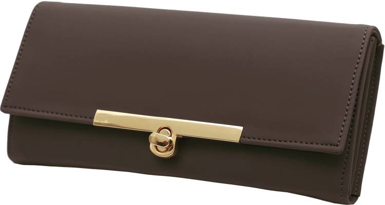 Party, Casual, Formal Brown  Clutch  - Regular Size Price in India