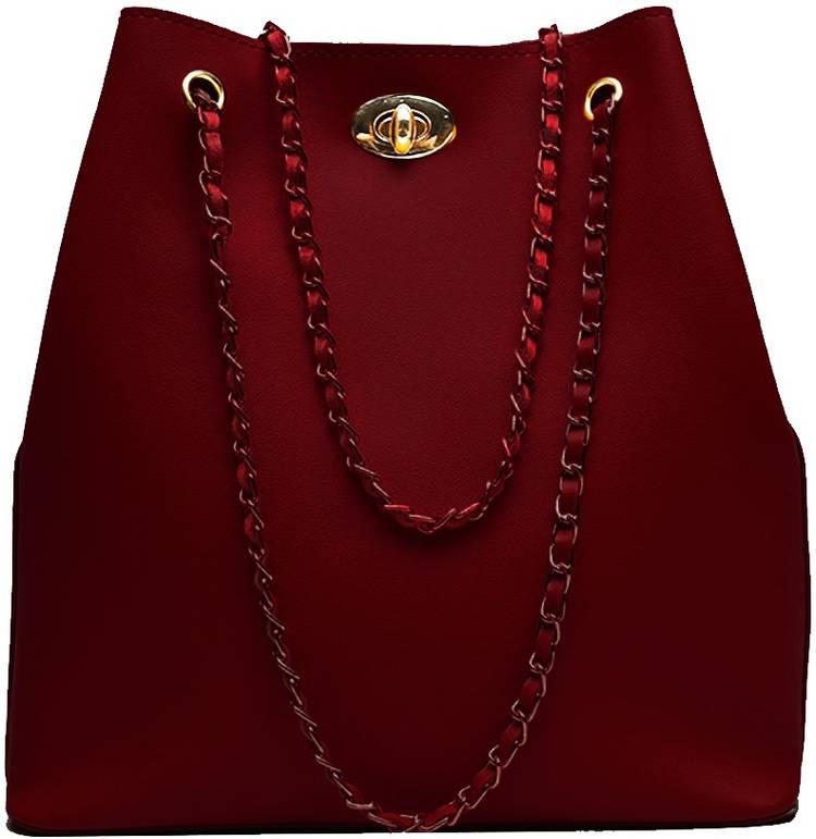 Women Maroon Shoulder Bag - Extra Spacious