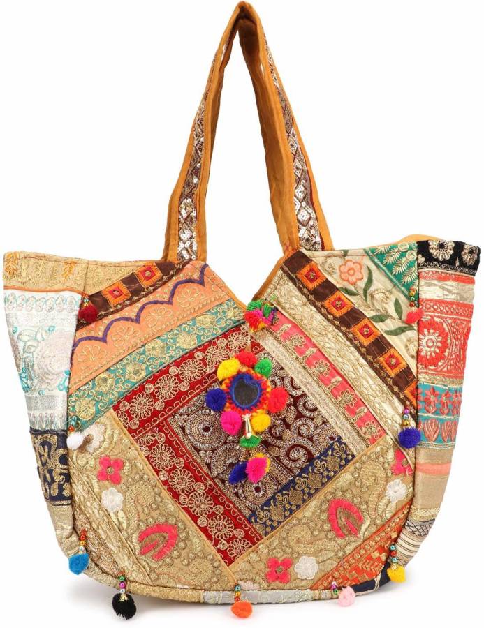 Women Multicolor Shoulder Bag - Extra Spacious Price in India