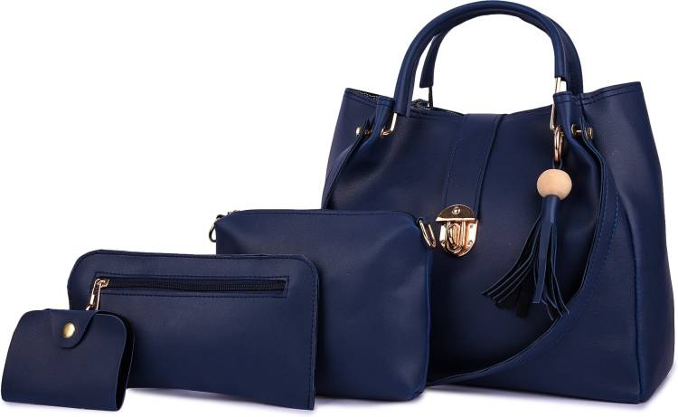 Mark & Keith Women Blue Hand-held Bag Price in India