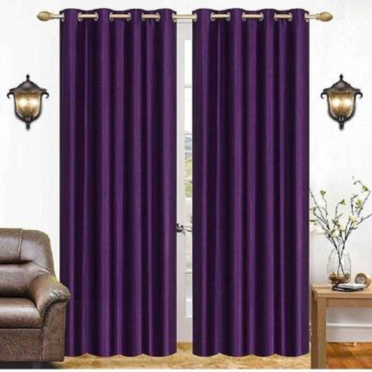 MORADO 275 cm (9 ft) Polyester Long Door Curtain (Pack Of 2)