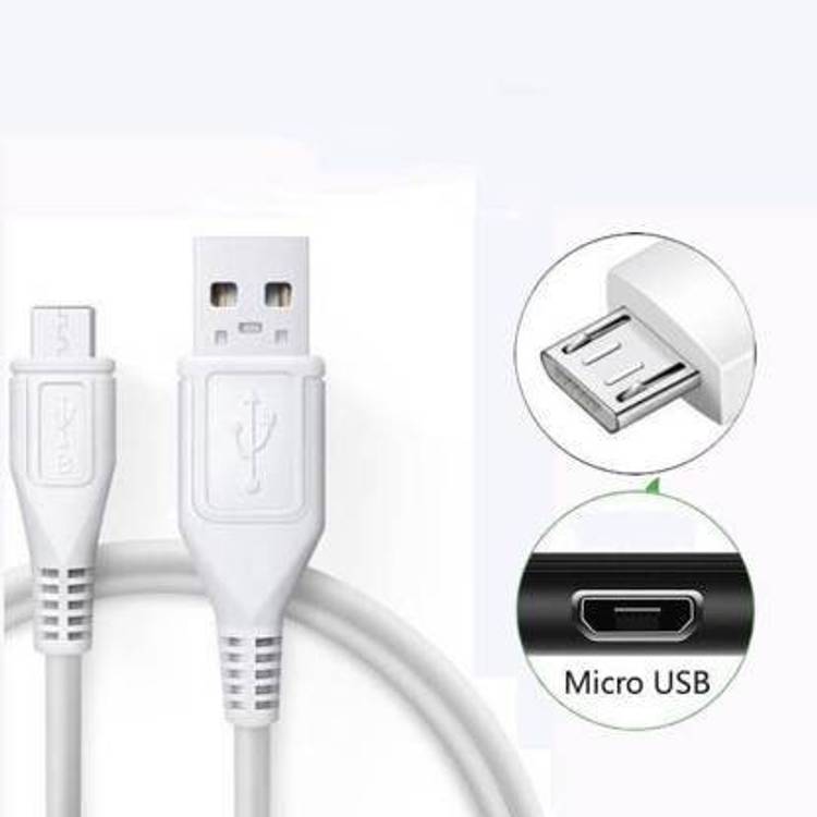 Mobality Fast Charging Cable Device for Viv.o v3 v5 v7 v9 v11 v15 y53 y55 v5s y69 y71 y95 y91 Pro y91s y81 Pro, Vivo nex v3max v7 (White) 1.2 m Micro USB Cable