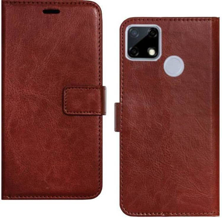 Spicesun Flip Cover for Realme Narzo 20, Realme C12