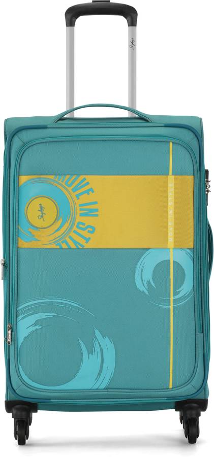 Medium Check-in Luggage (68.5 cm) - Celeb 4W Exp Strolly 69 - Green