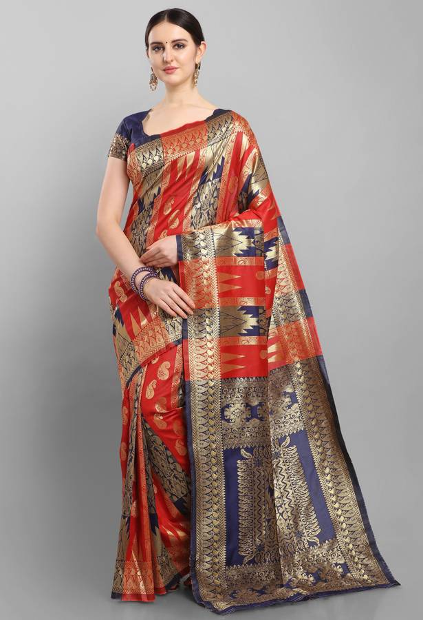 Paisley Fashion Silk Blend Saree