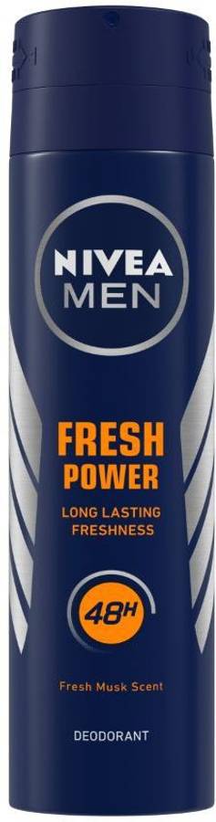 NIVEA MEN Fresh Power Charge Deodorant Spray  -  For Men