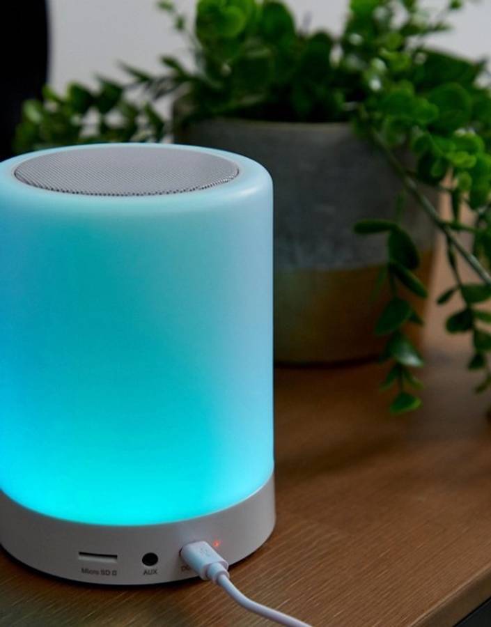 Gabbar ™ Touch Lamp Portable Bluetooth Speaker, Wireless HiFi Speaker Light, USB Rechargeable Portable with TWS 5 W Bluetooth Laptop/Desktop Speaker