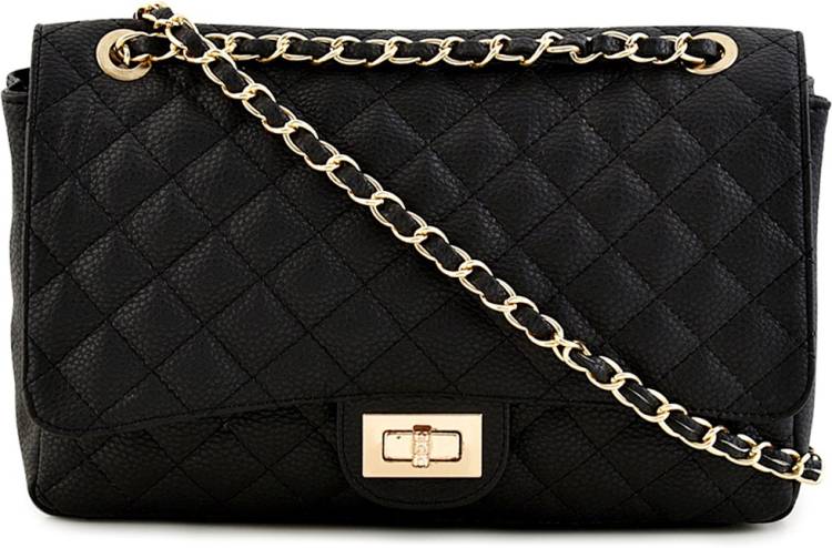 Black Women Sling Bag Price in India