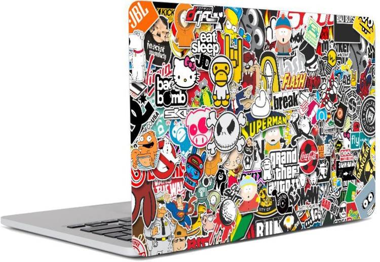 WallDaddy STICKER BOMB VINYL Laptop Decal 15.6 Vinyl Laptop Decal 15.6