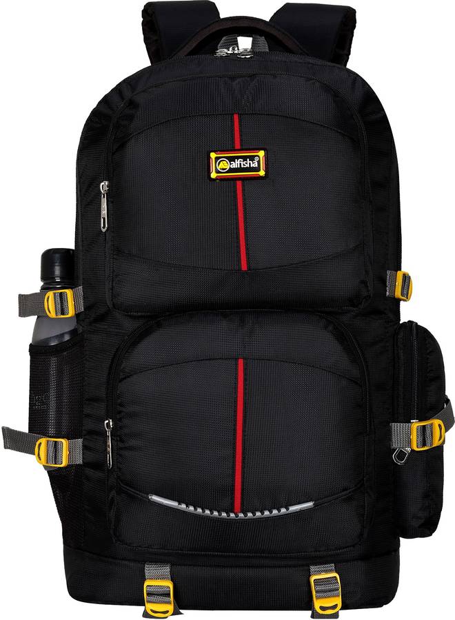 Mountaining Trekking Travel Bagpack & Rucksack-01-Black Rucksack  - 55 L