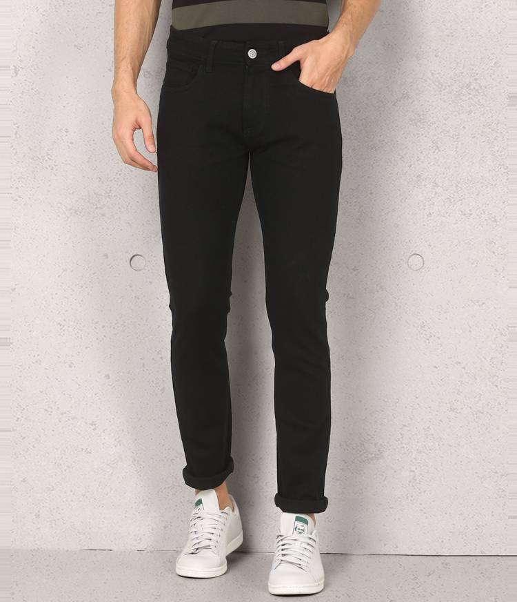 Flexi Skinny Men Black Jeans